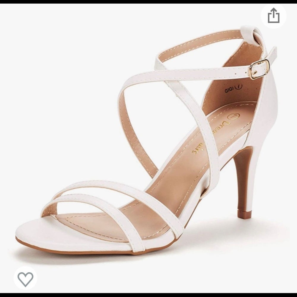 White Sandal Heels